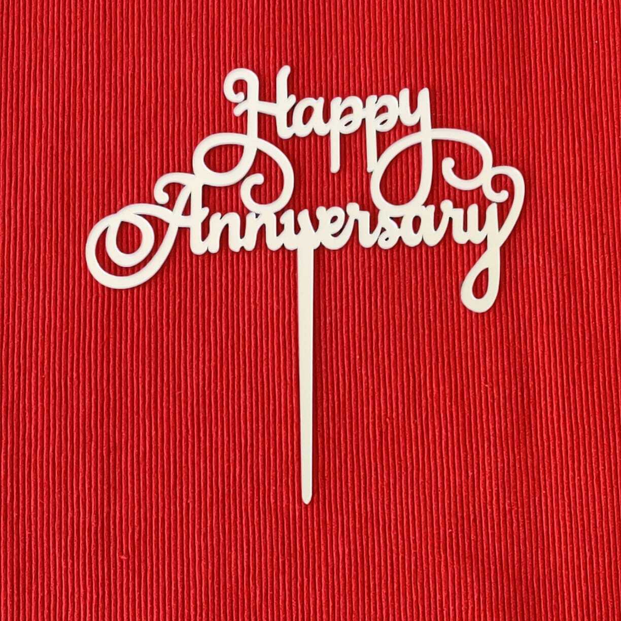 Happy Anniversary in Silver